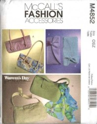 4852 MCC 6 SUPER CONTRAST HANDBAGS STRAPS OR NOT PATTERN